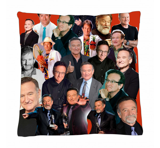 Robin Williams Photo Collage Pillowcase 3D