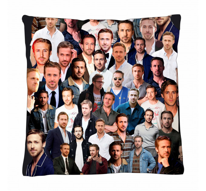 Ryan Thomas Gosling Photo Collage Pillowcase 3D