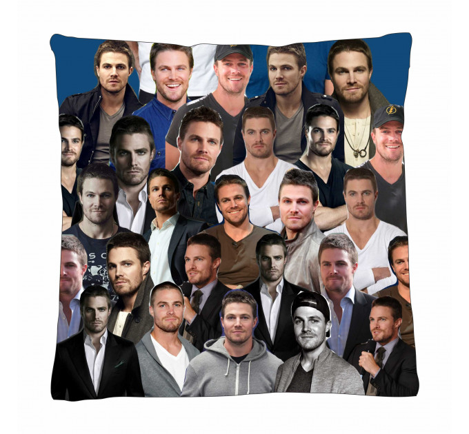 STEPHEN AMELL Photo Collage Pillowcase 3D
