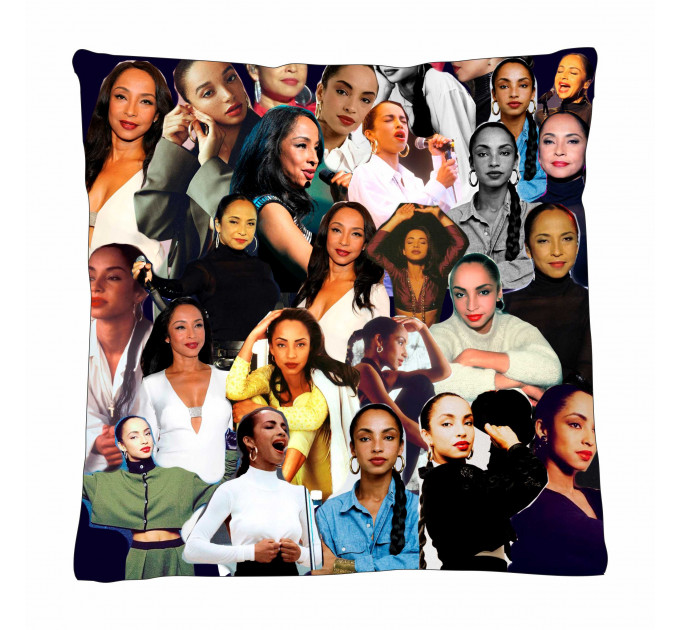 Sade Adu  Photo Collage Pillowcase 3D