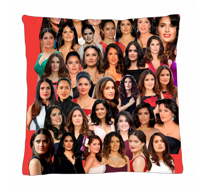 Salma Hayek  Photo Collage Pillowcase 3D