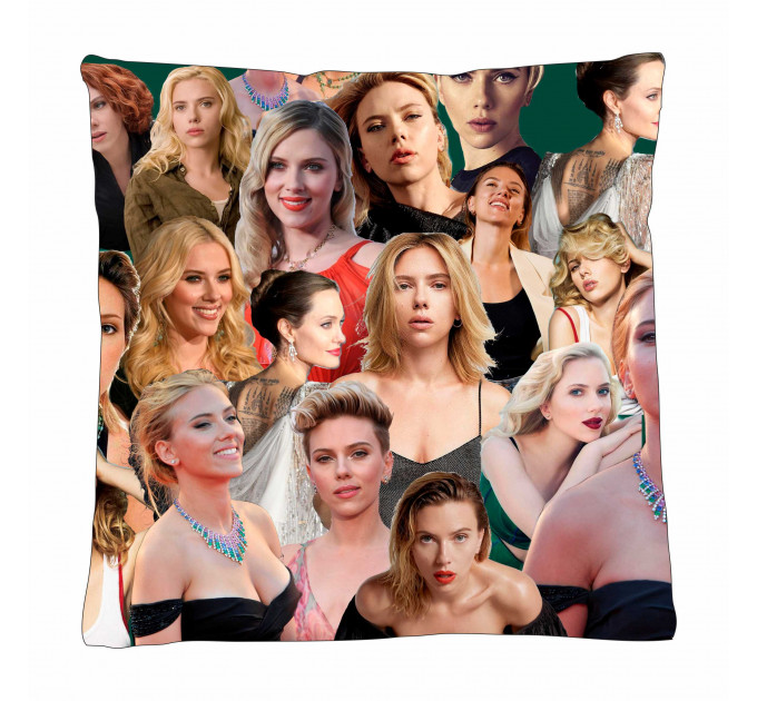 Scarlett Johansson Photo Collage Pillowcase 3D