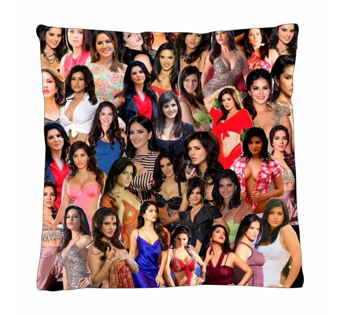 Sunny Leone Photo Collage Pillowcase 3D