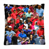 Tiger Woods Photo Collage Pillowcase 3D