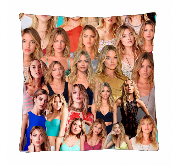 Martha Hunt Photo Collage Pillowcase 3D