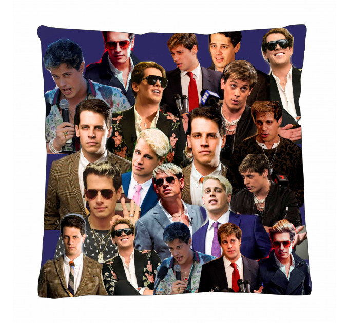 Milo Yiannopoulos Photo Collage Pillowcase 3D