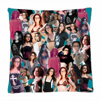 Olivia Black Photo Collage Pillowcase 3D