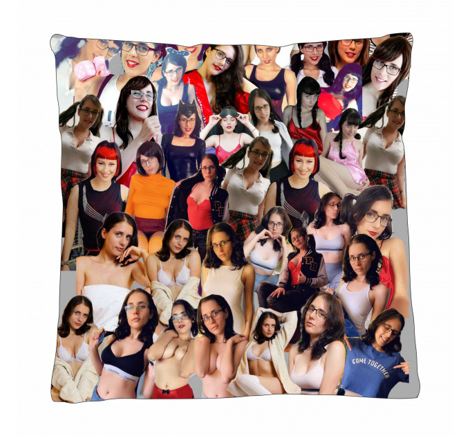 Saffron Bacchus  Photo Collage Pillowcase 3D