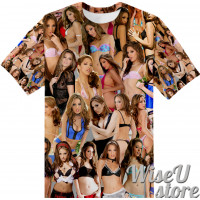 JENNA HAZE  T-SHIRT Photo Collage shirt 3D