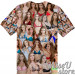 LENA PAUL  T-SHIRT Photo Collage shirt 3D