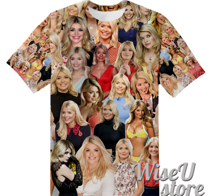 Holly Willoughby T-SHIRT Photo Collage shirt 3D