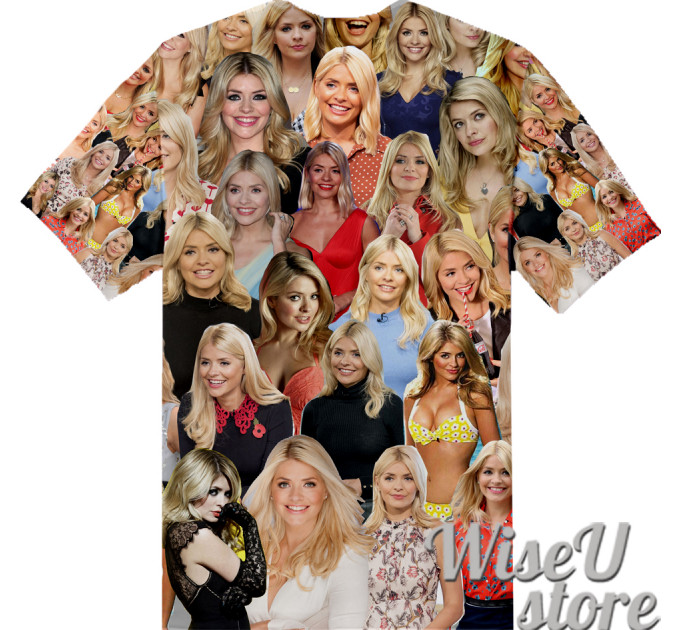 Holly Willoughby T-SHIRT Photo Collage shirt 3D