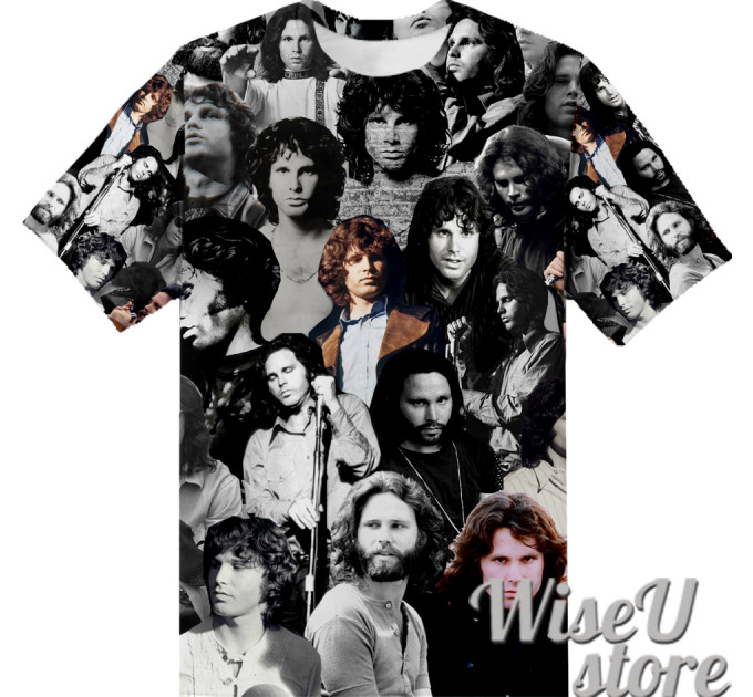 JIM MORRISON T-SHIRT Photo Collage shirt 3D
