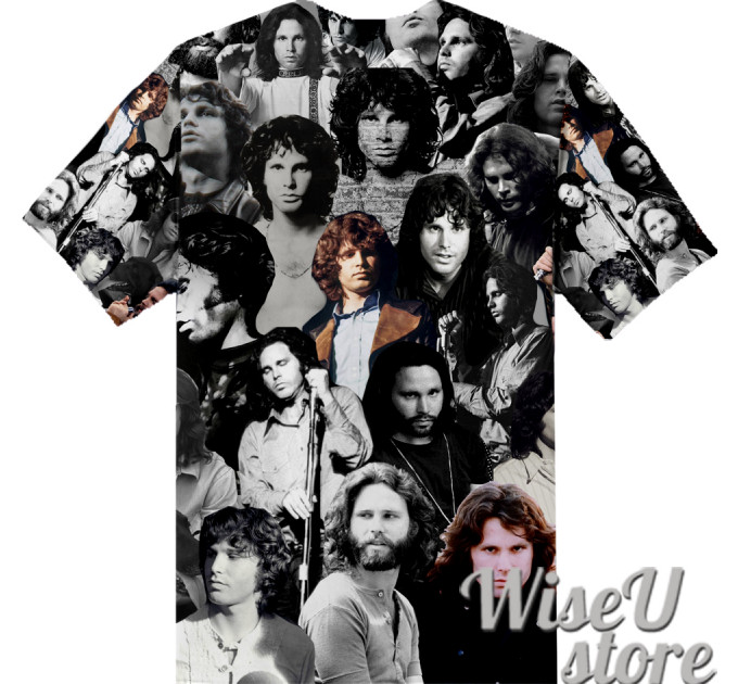 JIM MORRISON T-SHIRT Photo Collage shirt 3D