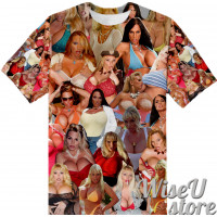LISA LIPPS T-SHIRT Photo Collage shirt 3D