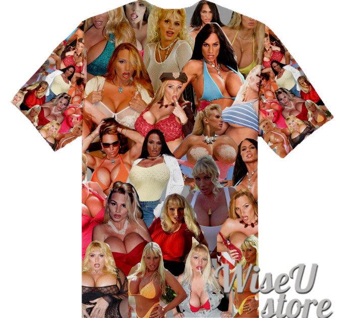 LISA LIPPS T-SHIRT Photo Collage shirt 3D