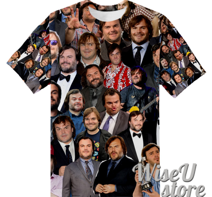 Jack Black  T-SHIRT Photo Collage shirt 3D