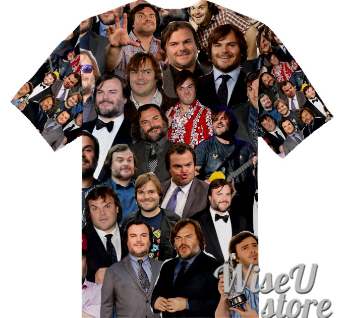 Jack Black  T-SHIRT Photo Collage shirt 3D