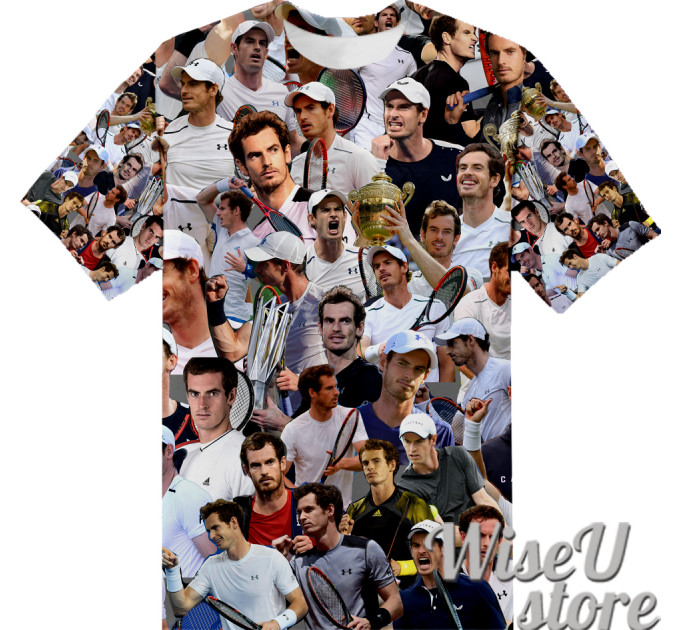 Andy Murray T-SHIRT Photo Collage shirt 3D