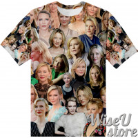 Cate Blanchett T-SHIRT Photo Collage shirt 3D