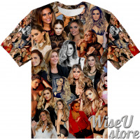 Clara Morgane T-SHIRT Photo Collage shirt 3D