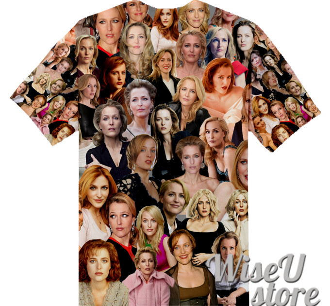 Gillian Anderson T-SHIRT Photo Collage shirt 3D