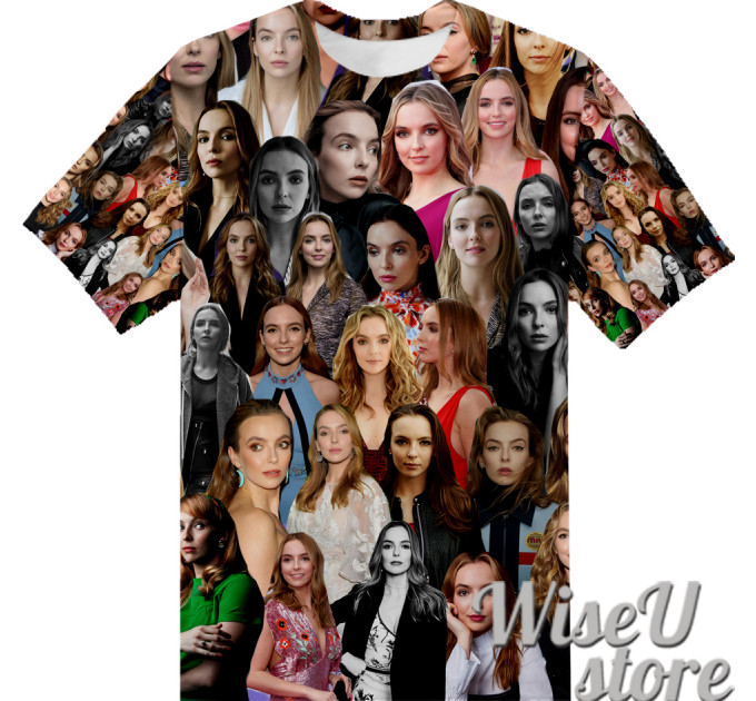 Jodie Comer T-SHIRT Photo Collage shirt 3D