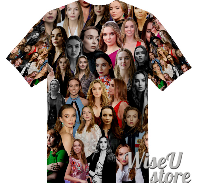 Jodie Comer T-SHIRT Photo Collage shirt 3D