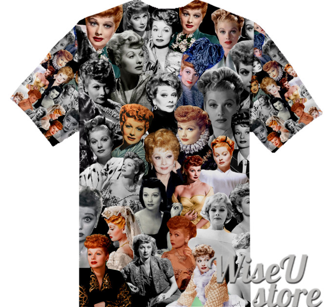 LUCILLE BALL T-SHIRT Photo Collage shirt 3D