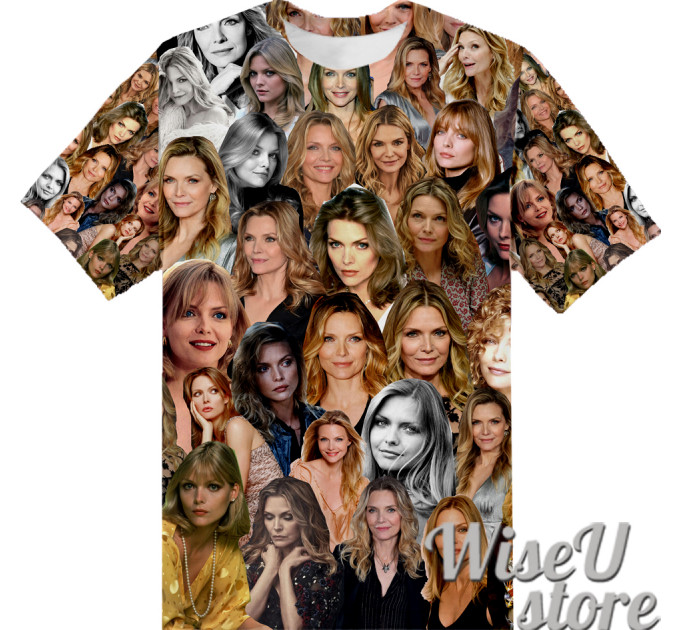 Michelle Pfeiffer T-SHIRT Photo Collage shirt 3D