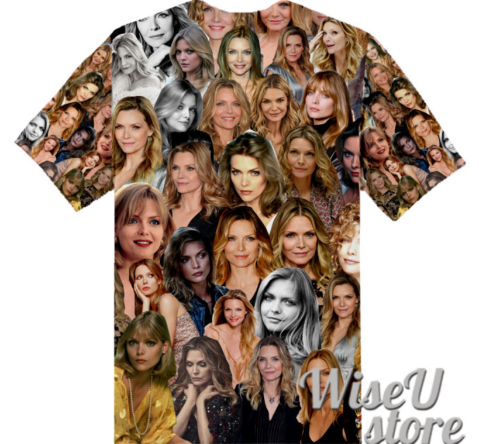 Michelle Pfeiffer T-SHIRT Photo Collage shirt 3D