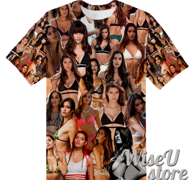 VANESSA HANSON T-SHIRT Photo Collage shirt 3D