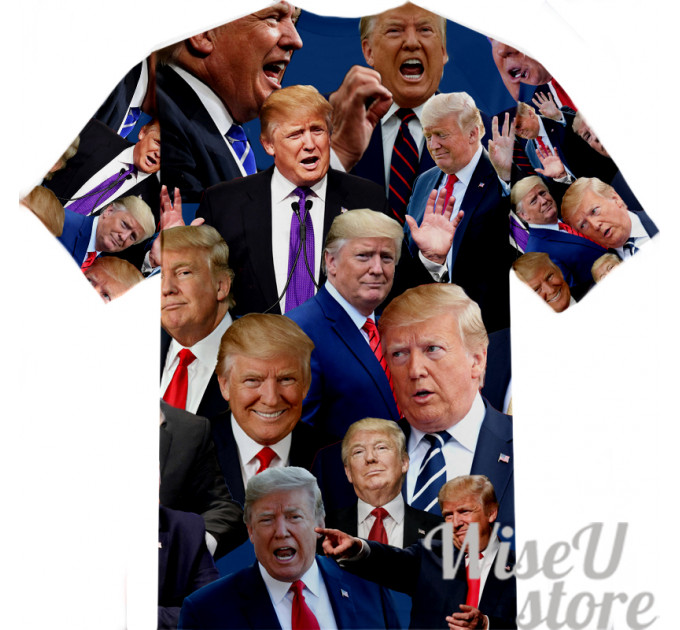 Donald Trump T-SHIRT Photo Collage shirt 3D