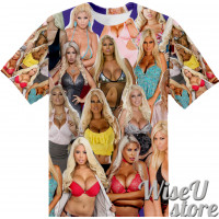 Bridgette B T-SHIRT Photo Collage shirt 3D