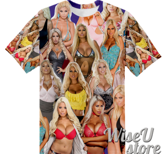 Bridgette B T-SHIRT Photo Collage shirt 3D