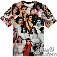 Carrie Fisher T-SHIRT Photo Collage shirt