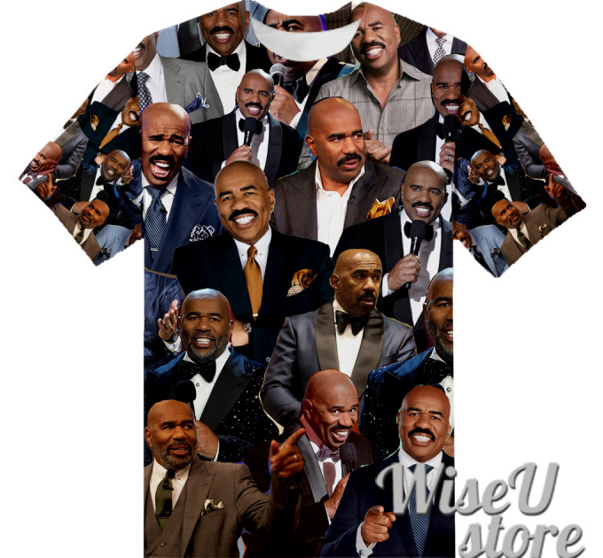 Steve Harvey T-SHIRT Photo Collage shirt 3D