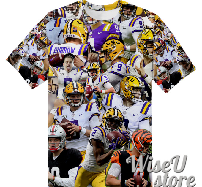 Joe Burrow T-SHIRT Photo Collage shirt 3D