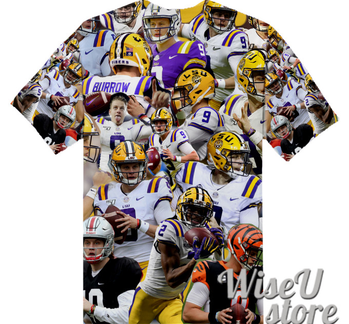 Joe Burrow T-SHIRT Photo Collage shirt 3D