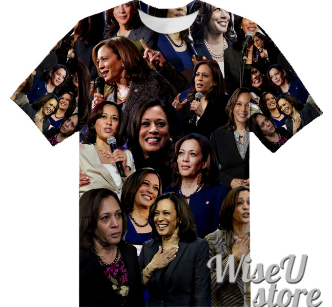 Kamala Harris T-SHIRT Photo Collage shirt 3D