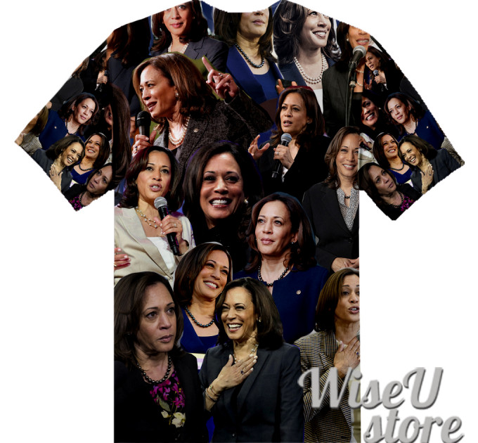 Kamala Harris T-SHIRT Photo Collage shirt 3D