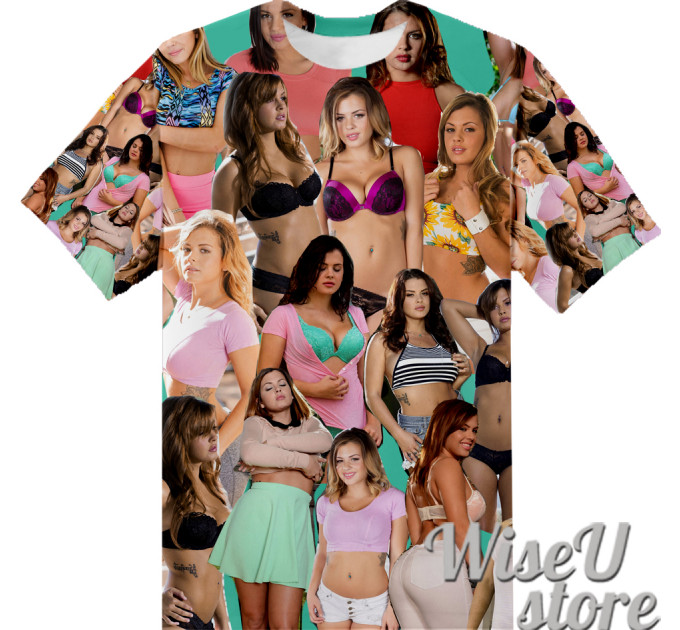 Keisha Grey T-SHIRT Photo Collage shirt 3D