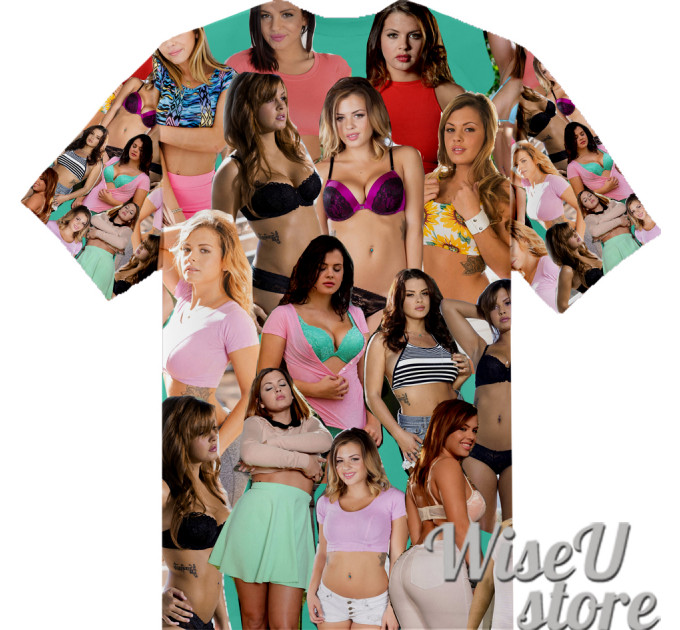 Keisha Grey T-SHIRT Photo Collage shirt 3D