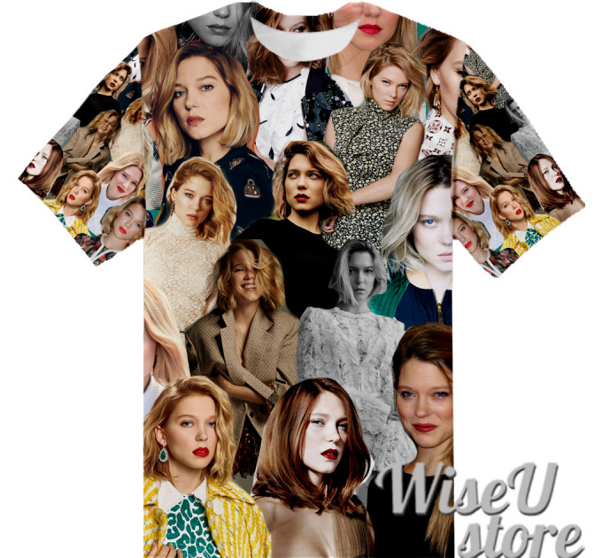 Lea Seydoux T-SHIRT Photo Collage shirt 3D