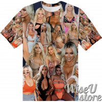 Lindsey Pelas T-SHIRT Photo Collage shirt 3D