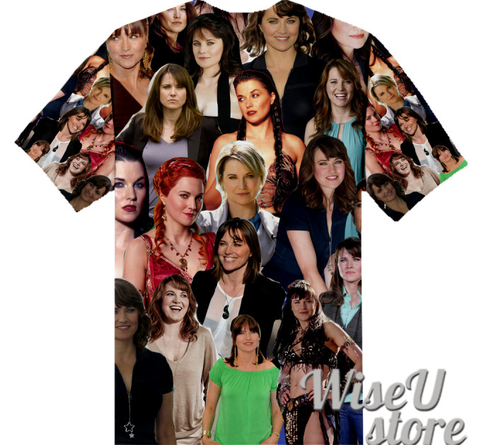 Lucy Lawless T-SHIRT Photo Collage shirt 3D