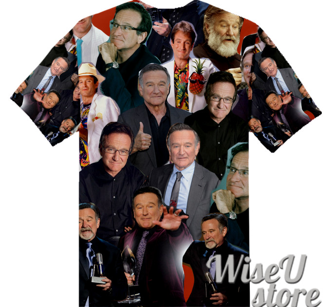 ROBBIE WILLIAMS T-SHIRT Photo Collage shirt 3D