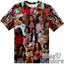 Sarah Banks Pornstar T-SHIRT Photo Collage shirt 3D