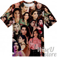 Dua Lipa T-SHIRT Photo Collage shirt 3D