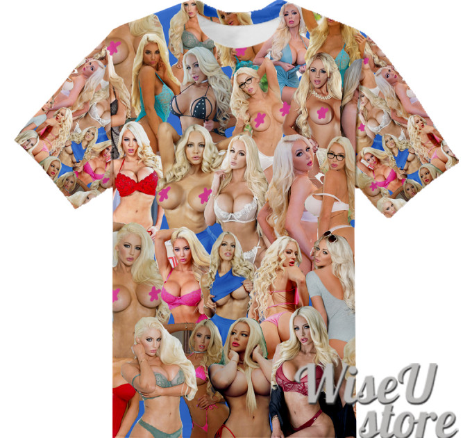 Nicolette Shea Pornstar T-SHIRT Photo Collage shirt 3D